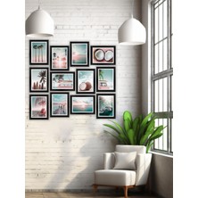 Artavessa 12 Parça Çerçeve Görünümlü Mdf Tablo Seti