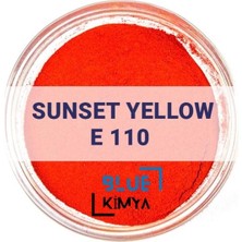 Blue Kimya Sunset Yellow E110 Gün Batımı Sarısı Toz Gıda Boyası 1 kg