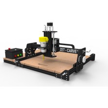 ZetCarve E-Sat M5 Model 5050 CM İşlem Alanlı Serisi Masaüstü Cnc Router Makinesi 2/3 Boyutlu İmalat İçin Bilgisayar Destekli Profosyonel Portable System