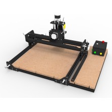 ZetCarve E-Sat M5 Model 5050 CM İşlem Alanlı Serisi Masaüstü Cnc Router Makinesi 2/3 Boyutlu İmalat İçin Bilgisayar Destekli Profosyonel Portable System