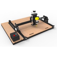 ZetCarve E-Sat M5 Model 7575 CM İşlem Alanlı Serisi Masaüstü Cnc Router Makinesi 2/3 Boyutlu İmalat İçin Bilgisayar Destekli Profosyonel Portable System