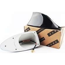 Tiger Marketing Renault 9 Uyumlu Oto Balık Sırtı Anten Elektrikli Köpekbalığı Balina Tavan Anteni Siyah