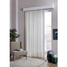 Taç Saten Güneşlik PERDE-EN:400 Cm-Battal Boy