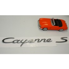 Dk Porsche Cayenne S Bagaj 3m 3D Abs Yazı Logo Amblem Seti