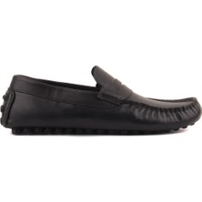 Sail Laker's - Siyah Deri Erkek Loafer Ayakkabı 101-6055-11169