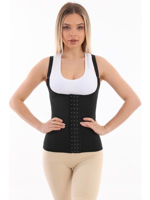 Emba Korse Bel Destekleyici Inceltici Sıkılaştırıcı Lateks Doğum Sonrası Latex Korse Bel ve Göbek Korsesi