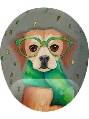 Hamiki Hipster Köpek Bilek Destekli Mouse Pad Ergonomik Kaymaz Taban Mousepad Fare Altlığı