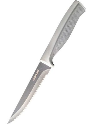 Neoflam Noflam Fika Gri Tırtıklı Steak Bıçağı 11 Cm