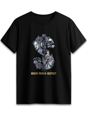 GUNSTY "money -PowerRespect" Short Sleeve T-Shirt