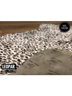 Doğuş Peluş Halı Leopar Post Kahverengi