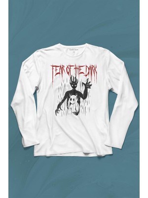 Kendim Seçtim Fear Of The Dark Karanlık Dark Gothic Urban Street Wear Uzun Kollu Tişört