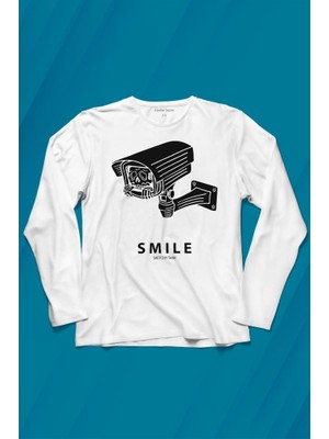 Kendim Seçtim Kamera Smile Selfie Big Brother Uzun Kollu Tişört