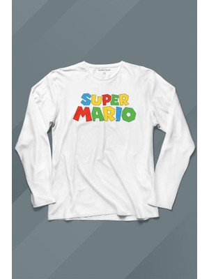 Kendim Seçtim Super Mario Seres Uzun Kollu Tişört
