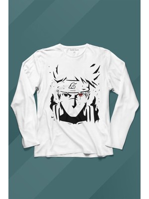 Kendim Seçtim Naruto Kakashi Anime Dizi Uzun Kollu Tişört