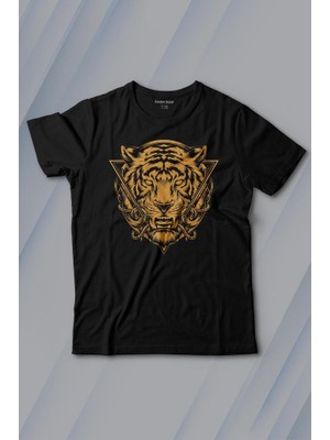 Kendim Seçtim Tiger Kaplan Minimal Urban Street Wear Baskılı Tişört Çocuk T-Shirt