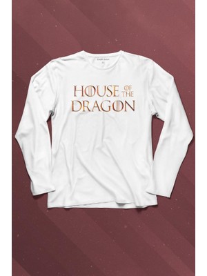 Kendim Seçtim House Of The Dragon Logo Targaryen Uzun Kollu Tişört