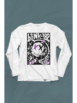 Kendim Seçtim Blink 182 Punk 20 Years Yirminci Yıl Rock Musicmüzik Uzun Kollu Tişört