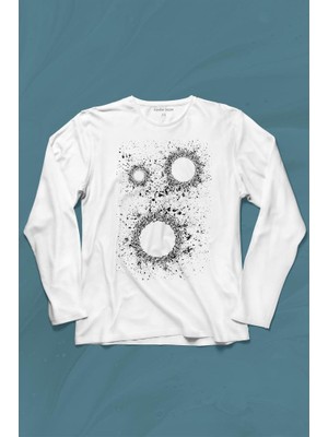 Kendim Seçtim Kara Delik Uzay Zaman Galaksi Karadelikler Cosmos Kümesi Uzun Kollu Tişört