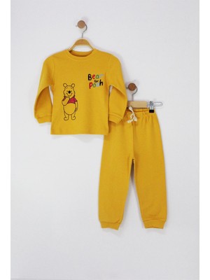 Winnie The Pooh Baskılı Pijama Takımı