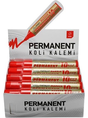 Metapin Permanent  10MM Jumbo Kırmızı