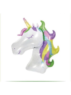Kidspartim Unicorn Pırıltılı Folyo Balon 100X73 cm