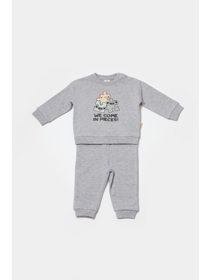 2D2B Baby Organik Sweatshirt Pantolon Set