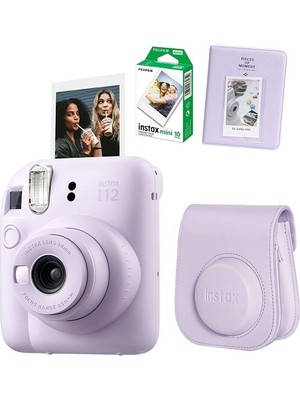 Fujifilm Mini 12 Fotoğraf Makinesi 10LU Film ve Pvc Albümlü Çantalı Seti 2