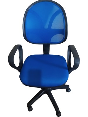 Bengi Ticaret Çalışma Koltuğu Arkası File Mavi Ortopedik Oturum Sağlam Şık Kullanış El Yapım