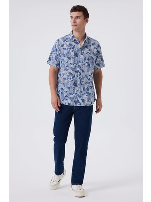 Lee Cooper Arter Erkek Dokuma Gömlek Desenli