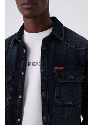 Lee Cooper Rıvendell 1 Erkek Jean Gömlek Denım