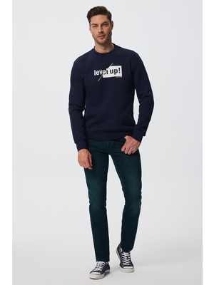Lee Cooper Kaı Erkek Sweatshırt Lacivert