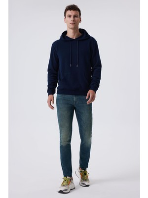 Lee Cooper Zebrar Erkek Sweatshırt Lacivert