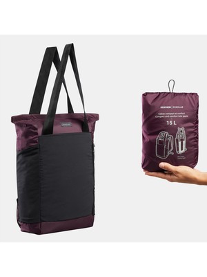 Decathlon Forclaz Seyahat Çantası - 2'si 1 Arada - 15L - Travel