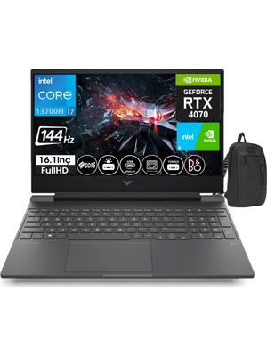 Hp Victus 16-R0006NT Intel Core I7 13700H 64GB Ddr5 512GB SSD 8gb RTX4070 16.1 Inç 144Hz IPS Fhd Freedos Taşınabilir Bilgisayar VİCTUS7P632EAW07+WEBLEGELSINÇANTA