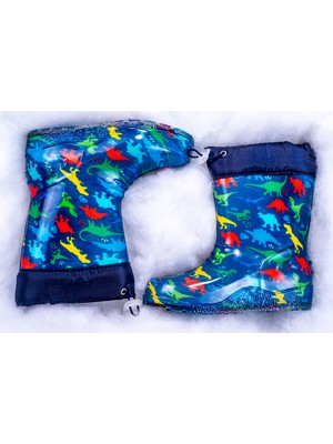 Zenege Çocuk Çizme Kürklü Yağmur ve Kar Botu