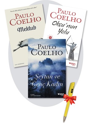 Paulo Coelho 3 Kitap Set - Mektub + Okçu'nun Yolu + Şeytan ve Genç Kadın + Alfa Moda Kalem - Paulo Coelho
