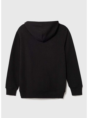 Benetton Siyah Erkek Çocuk Sweatshirt 3J68C202M