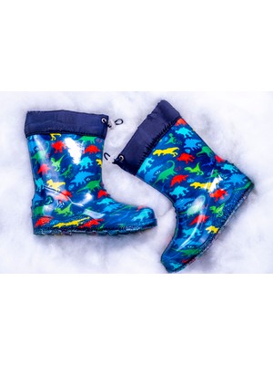 Zenege Çocuk Çizme Kürklü Yağmur ve Kar Botu