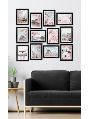 Artavessa 12 Parça Çerçeve Görünümlü Mdf Tablo Seti