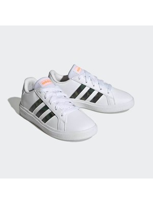 adidas Grand Court 2.0 K Çocuk Beyaz Sneaker