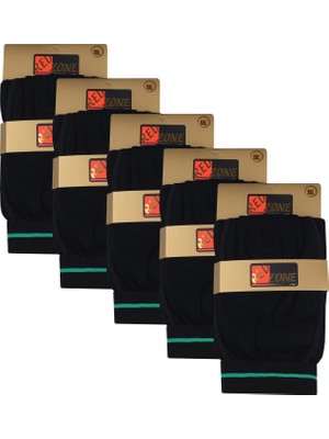 Redzone 5 Adet Büyük Beden Redzone Likralı Boxer Siyah