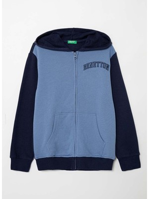 Benetton Kırmızı Erkek Çocuk Sweatshirt 3J68C502J