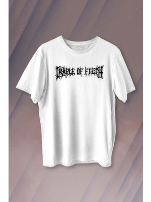 Kendim Seçtim Cradle Of Filth Black Metal Gotik Gothic Goth Music Baskılı Tişört Unisex T-Shirt