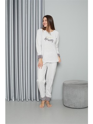 Akbeniz Welsoft Polar Kadın Pijama Takımı 8515