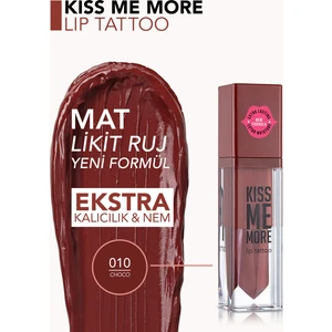 Kiss Me More Yüksek Pigmentli & Mat Bitişli Nemlendirici Likit Ruj