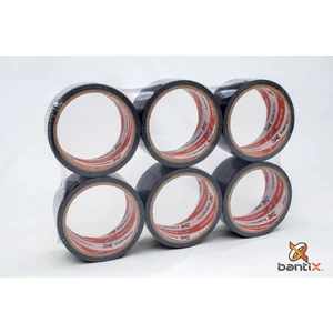 6’lı Paket Siyah Tamir Bandı- Duck Tape Çok Amaçlı Tamir Bandı - Kanalbandı 48MM * 10 Ar Metre