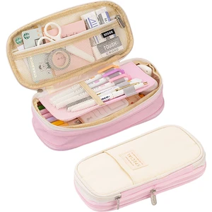 Çift Katmanlı Geri Çekilebilir Büyük Kapasiteli Kalem Kutusu (Yurt Dışından)