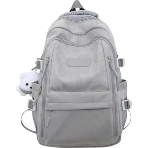 Love Home 2023 Yaz Yeni Okul Çantası Graffiti Ayı Yansıtıcı Sırt Çantası Üniversite Öğrencisi Moda Seyahat Sırt Çantası (Yurt Dışından)