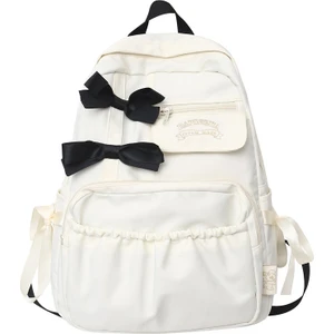 Love Home Okul Çantası Sevimli Kız Yay Sırt Çantası Moda Basit Ortaokul Öğrencisi Okul Çantası Sırt Çantası Kadın (Yurt Dışından)