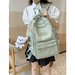 Love Home 2023 Yaz Yeni Okul Çantası Graffiti Ayı Yansıtıcı Sırt Çantası Üniversite Öğrencisi Moda Seyahat Sırt Çantası (Yurt Dışından)